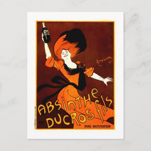 Absinthe Ducros Fils Leonetto Cappiello Fine Art Postcard