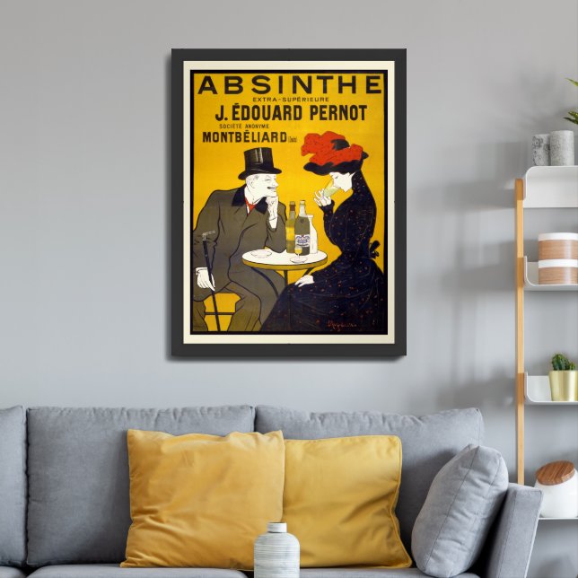 Absinthe Extra-Supérieure | Leonetto Cappiello Framed Art (Living Room 3)