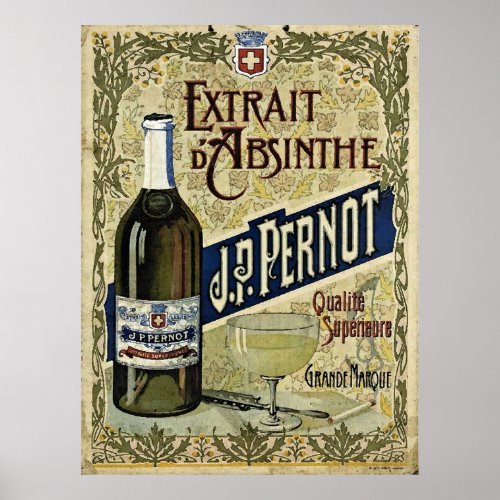 Absinthe Extrait JPPernot Poster