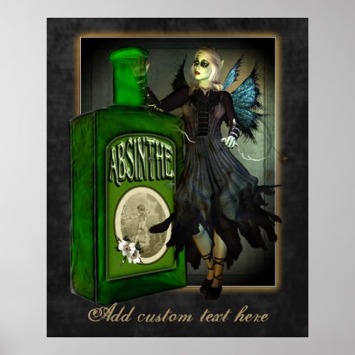 Absinthe Faerie Custom Poster