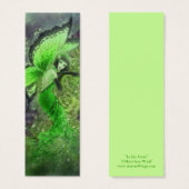 Absinthe Fairy Bookmark - La Fée Verte (Front & Back)