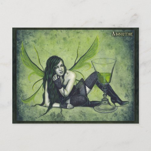 Absinthe Fairy Postcard