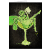 Absinthe Girl In Glass (no text) (Front)