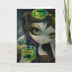 "Absinthe Goggles" Greeting Card