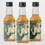 Absinthe Green Fairy Liquor Bottle Label