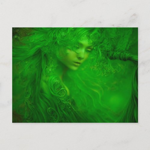 Absinthe Green Fairy  Postcard