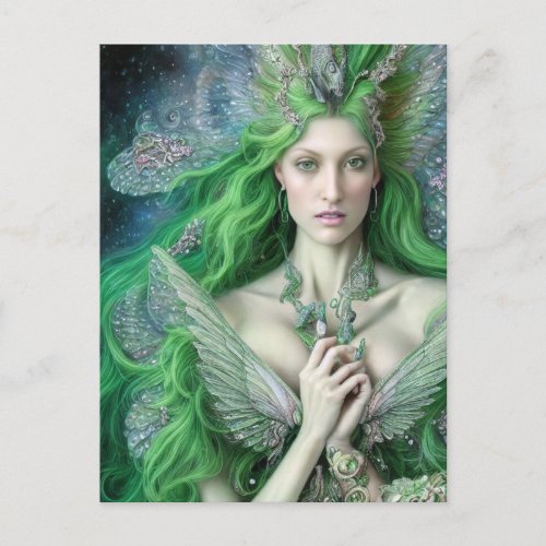 Absinthe Green Fairy  Postcard