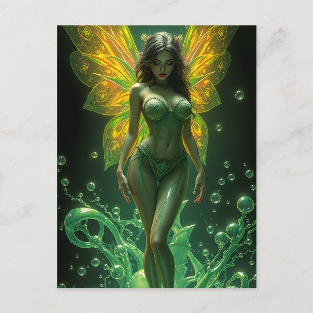 Absinthe Green Fairy  Postcard (Front)