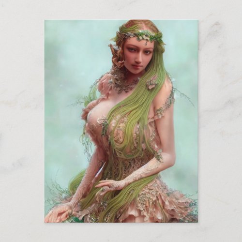 Absinthe Green Fairy  Postcard