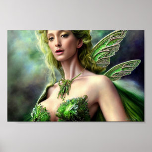 Absinthe Green Fairy Poster