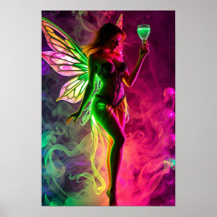 Absinthe Green Fairy Poster