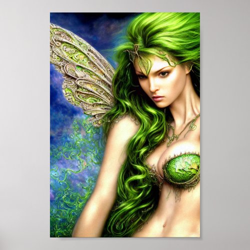 Absinthe Green Fairy Poster