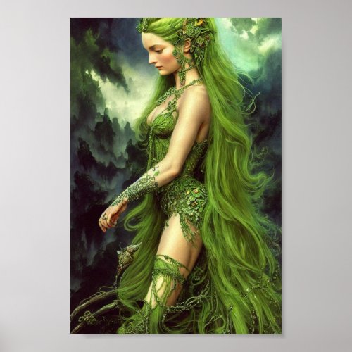 Absinthe Green Fairy  Poster