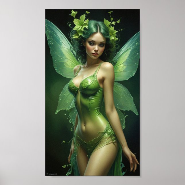 Absinthe Green Fairy Poster (Front)