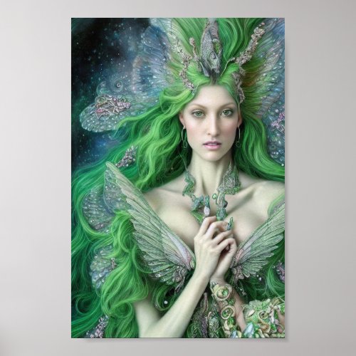 Absinthe Green Fairy  Poster