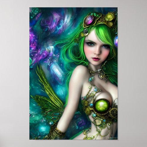 Absinthe Green Fairy Poster