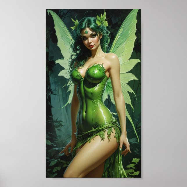Absinthe Green Fairy Poster (Front)