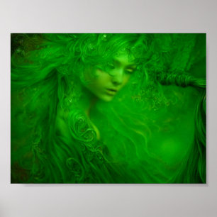 Absinthe Green Fairy Poster
