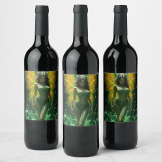 Absinthe Green Fairy Wine Label