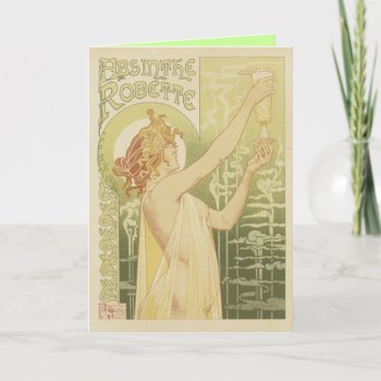 Absinthe Greeting Card by golden_oldies at Zazzle