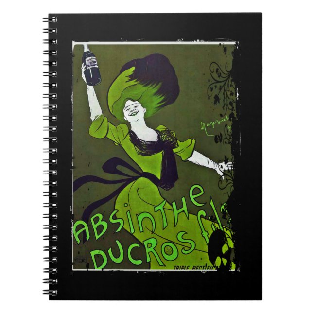 Absinthe in Green Notebook (Front)