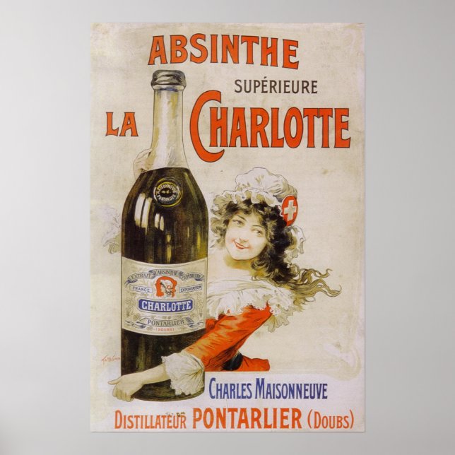Absinthe La Charlotte Poster (Front)