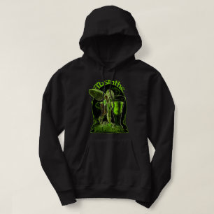 Absinthe La Fee Verte Fairy With Glass Hoodie