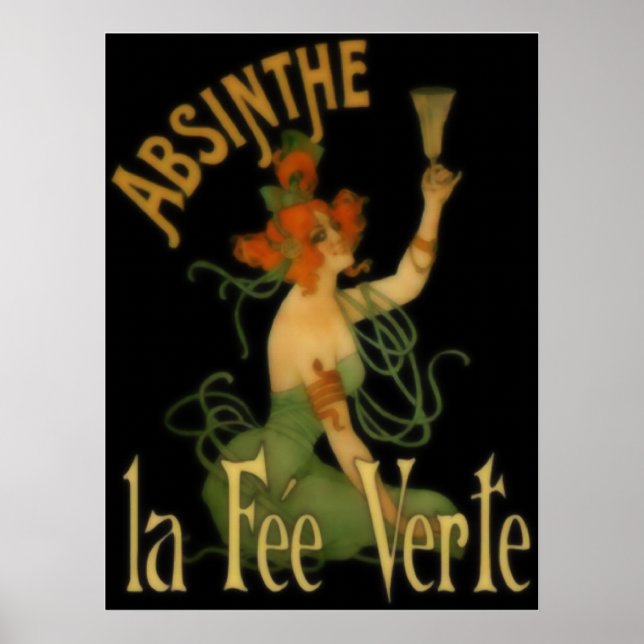 Absinthe La Fee Verte Poster (Front)