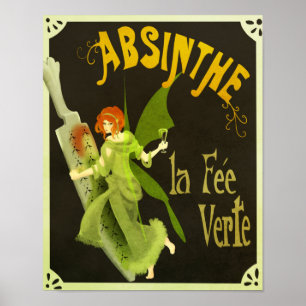Absinthe la Fee Verte Poster