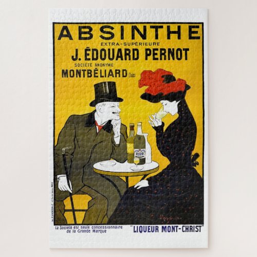 Absinthe Leonetto Cappiello Vintage Advertisement Jigsaw Puzzle