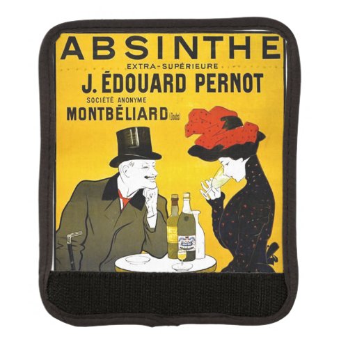 Absinthe Leonetto Cappiello Vintage Advertisement Luggage Handle Wrap