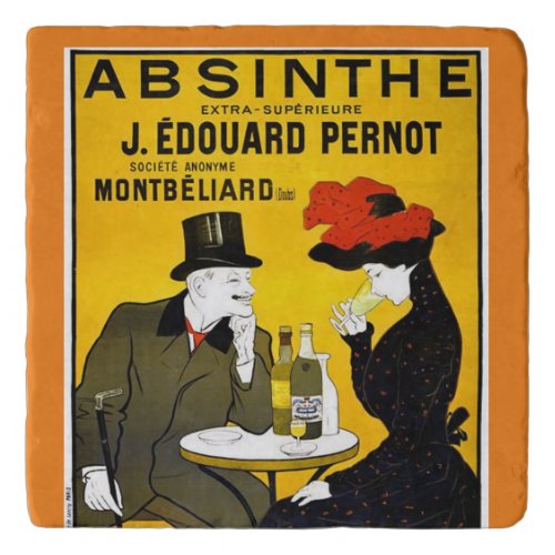Absinthe Leonetto Cappiello Vintage Advertisement Trivet