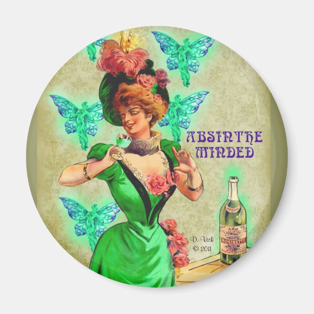 Absinthe Minded Magnet (Front)