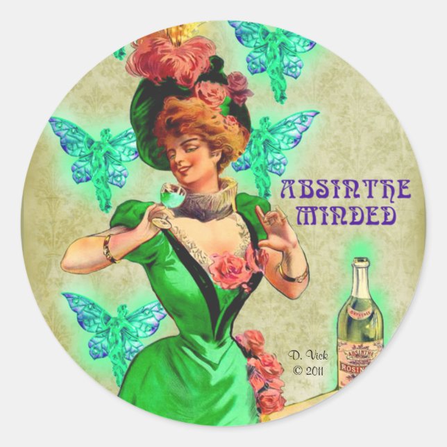 Absinthe Minded Sticker (Front)