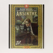 Absinthe playbill vintage play advertisement