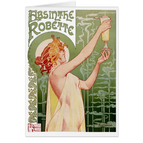 Absinthe Robette 1896 Vintage Poster Restored