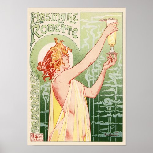 Absinthe Robette _ Alcohol Vintage Poster