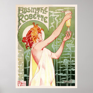 Absinthe Robette (Cream) Poster