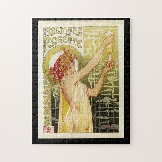 Absinthe Robette Henri Privat-Livemont 1896 Jigsaw Puzzle (Vertical)