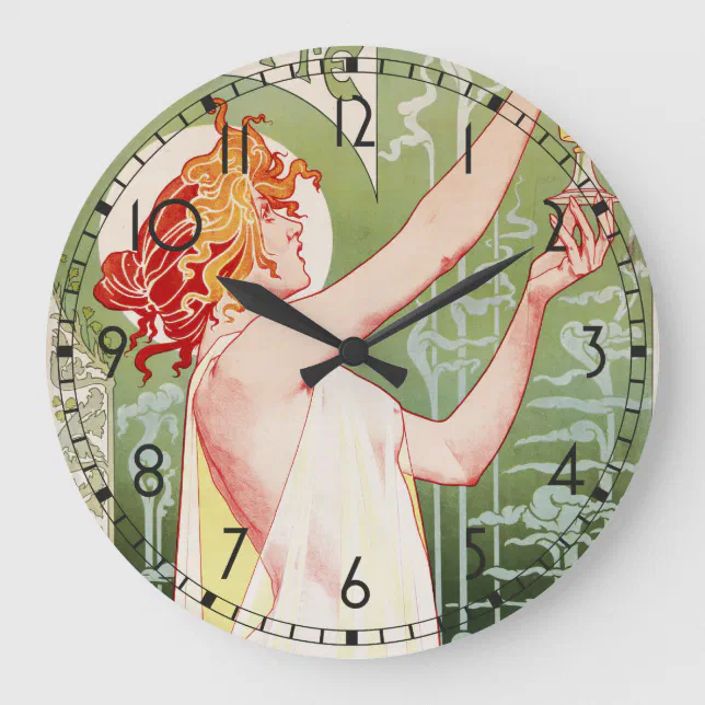 Absinthe Robette Large Clock | Zazzle