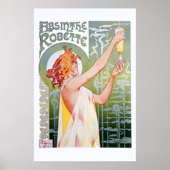 Absinthe Robette Poster by FaerieRita at Zazzle