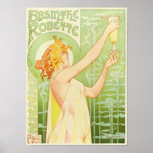 Absinthe Robette, Privat-Livemont Fine Art Poster