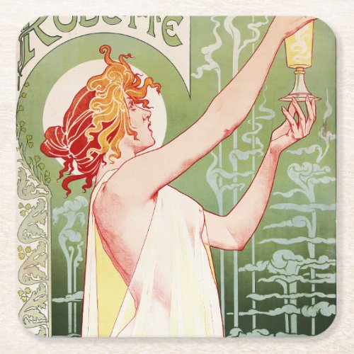 Absinthe Robette  Square Paper Coaster