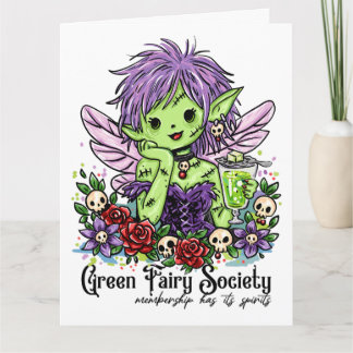 Absinthe Society Fairy Card