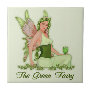 Absinthe - The Green Fairy Ceramic Tile