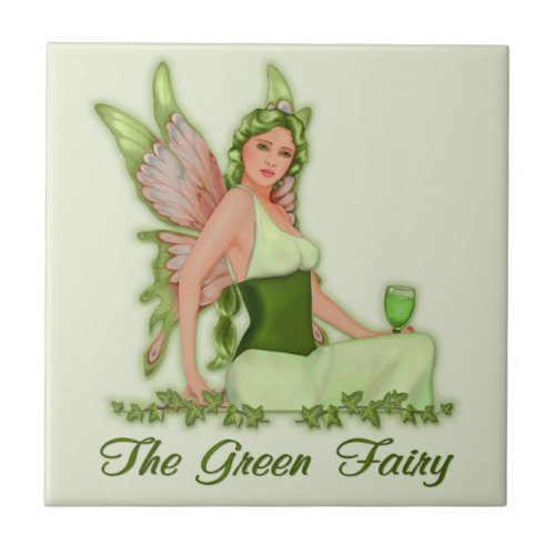 Absinthe _ The Green Fairy Ceramic Tile