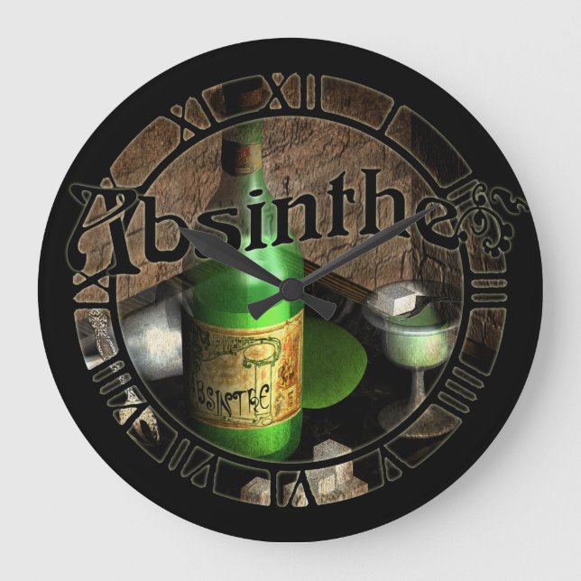 Absinthe Tray Large Clock (Front)