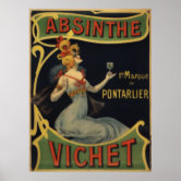 289906 Absinthe Feli La Fee Verte 1930 PRINT POSTER