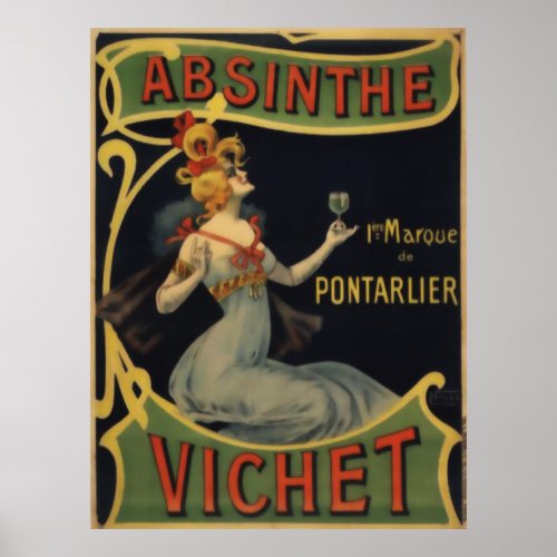 Absinthe Vichet Poster