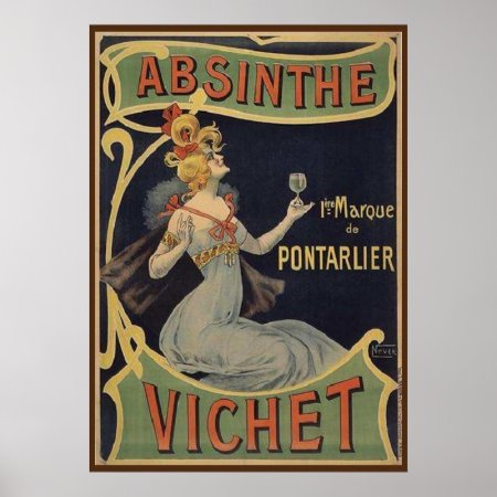 Absinthe Vichet Poster